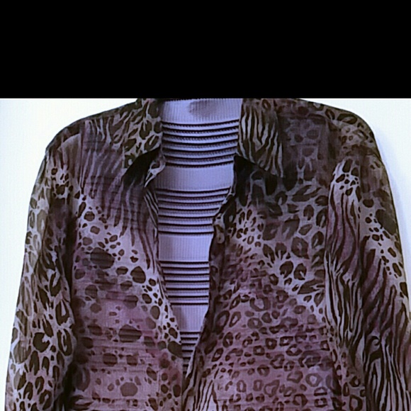 2 sleeveless blouses/1 long sleeve (3 pieces)