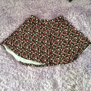 Floral skater skirt