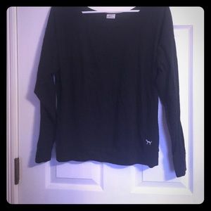 PINK black long sleeve shirt