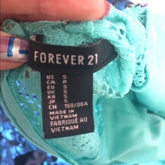 Mint green peplum dress - Picture 4 of 4