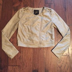 🎉SALE🎉 Stone Cropped Leather Jacket by Jack