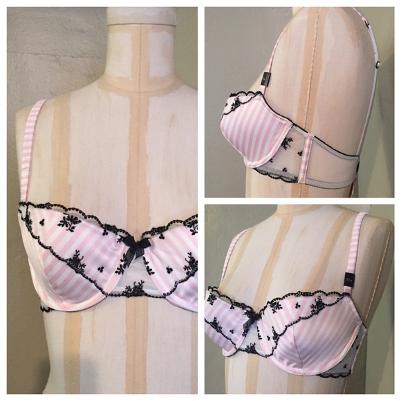 3 for $15! VS Signature Stripe Satin Bra! - Picture 2 of 5