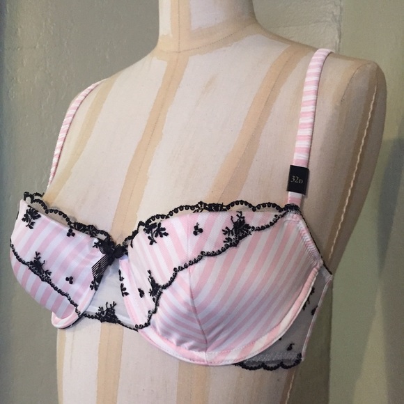 3 for $15! VS Signature Stripe Satin Bra! - Picture 3 of 5