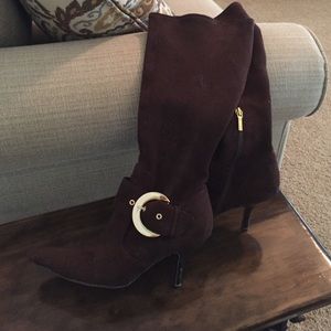 Brown Suede GUESS boots