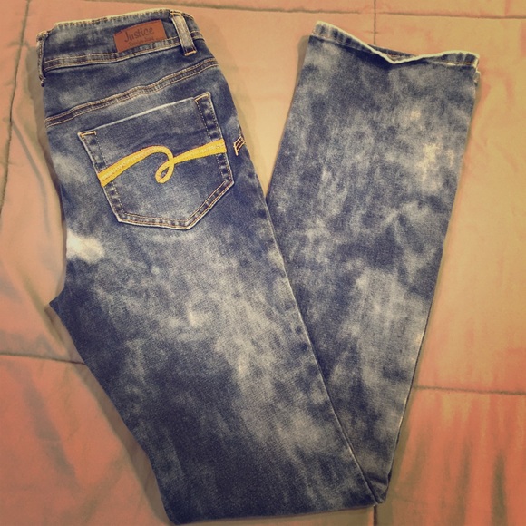 Girls Justice size 14 Reg jeans/jeggings boot cut
