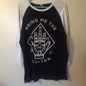 Bring Me The Horizon quarter length sleeved shirt