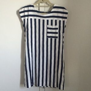 Madewell Striped Shift Dress