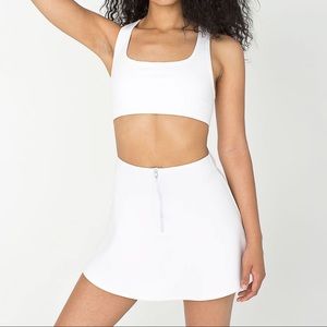 White AA Brigitte mini skirt