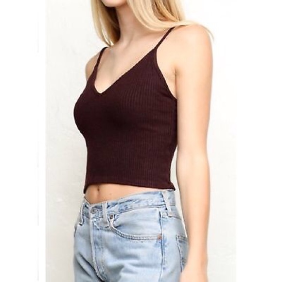 Maroon Joanne tank Brandy Melville