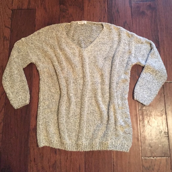 Dolman Shaped Taupe Chunky Sweater