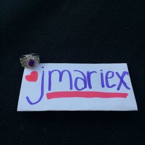 Size 5 CZ and amethyst ring 🎅🏼 CHRISTMAS GIFT