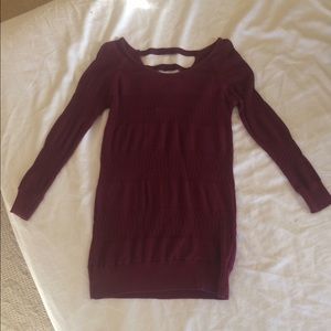 Red sweater/sweater dress