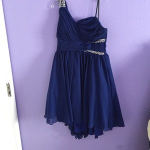 Macy's dark blue cute dress