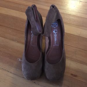 Jeffery Campbell Ibiza platform suede pumps