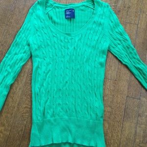 American Eagle cable knit sweater