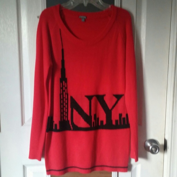Red sweater