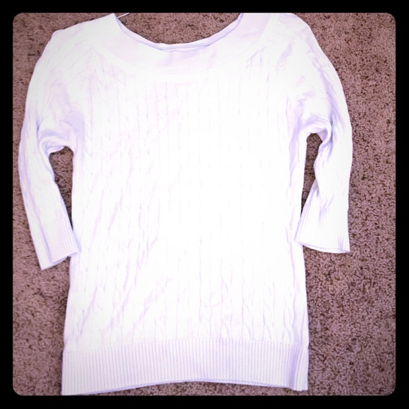 White sweatshirt