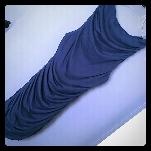 Dark blue dress