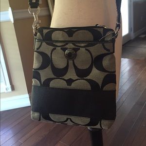 Coach cross body purse