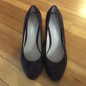 Via Spiga Fiona brown suede wedges size 8