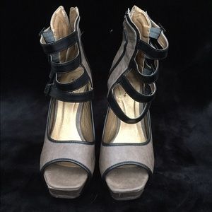 Sassy strapped heels