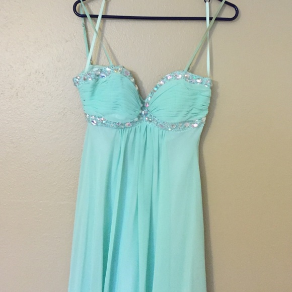 Seafoam Green homecoming/prom