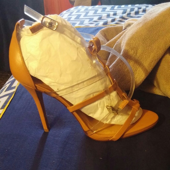 Beautiful heels straps around your ankle