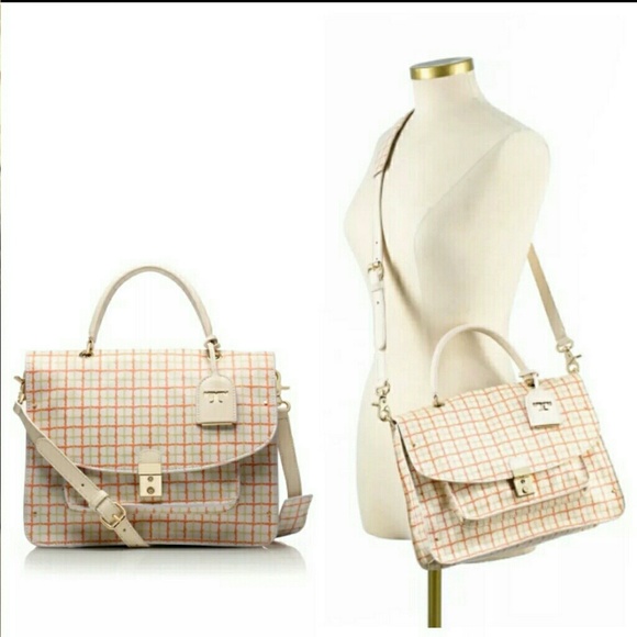 Tory Burch Leather Priscilla Top Handle Satchel - Picture 2 of 4