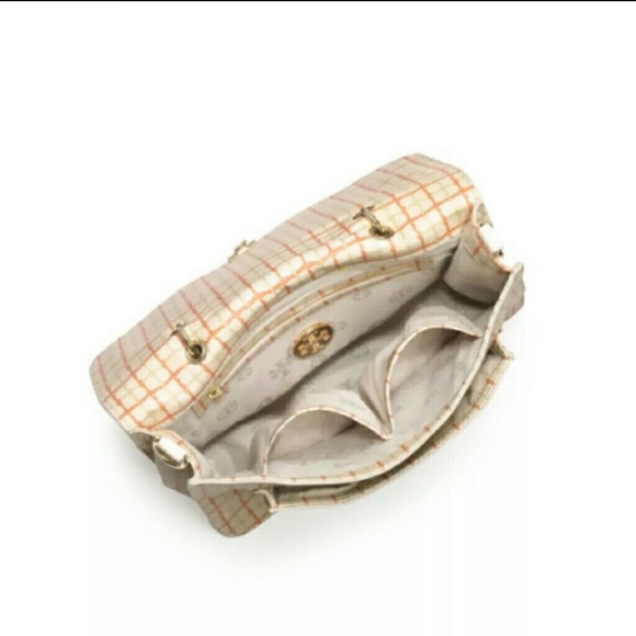 Tory Burch Leather Priscilla Top Handle Satchel - Picture 3 of 4