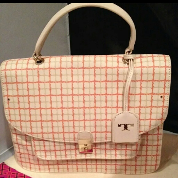 Tory Burch Leather Priscilla Top Handle Satchel - Picture 4 of 4