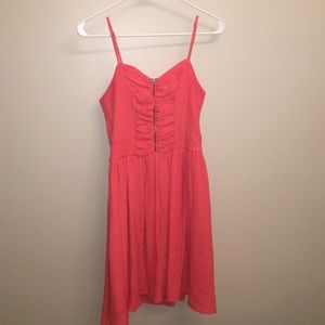 Coral xhilaration dress