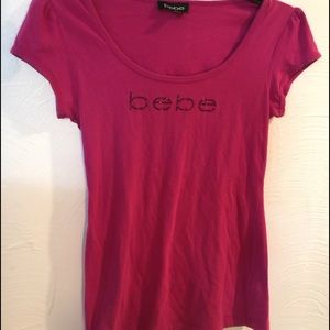 Pink BEBE shirt!