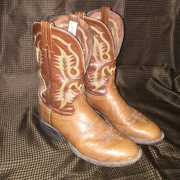 Tony Lama men's cowboy boots size 8 D