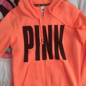 VS PINK Full Zip Sweater!