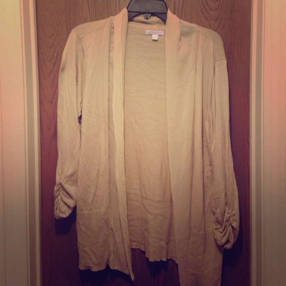 New York and Company Tan Cardigan