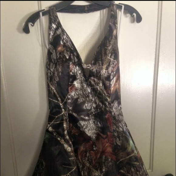 Never worn camo ball dress!