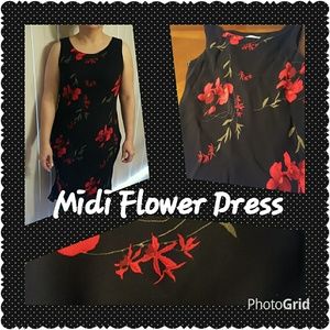 Midi flower dress