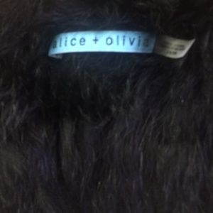 New Alice +Olivia Vest...100% Real dyed Rabbit fur