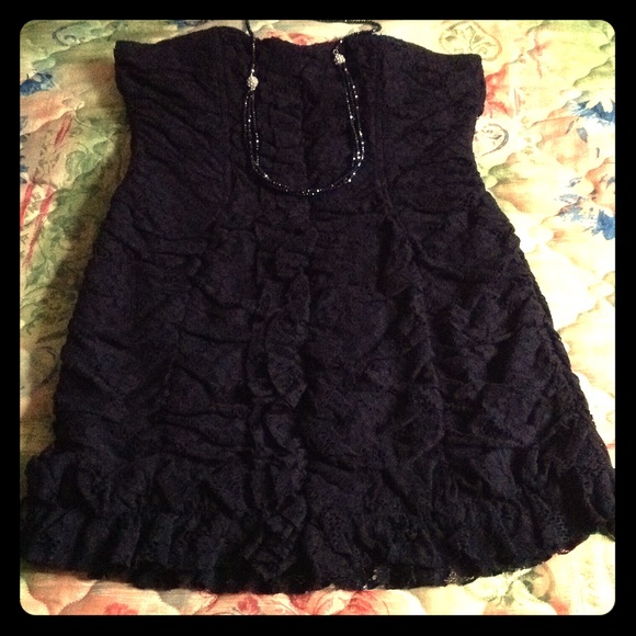 Strapless Lace Party Dress!