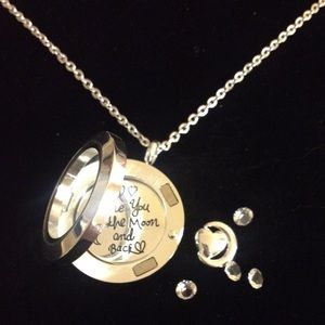 New charm locket necklace