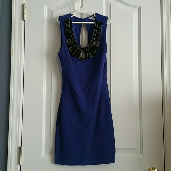 Dark blue dress