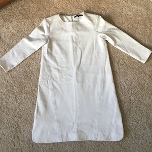 White knit Tibi tunic dress size extra small