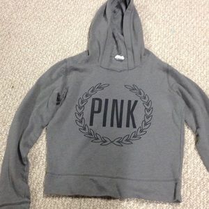 pink hoodie