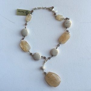 Premier Designs "Sand Dune" multi stone necklace