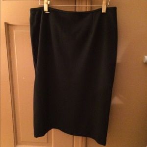Navy blue lined pencil skirt. Never been worn.