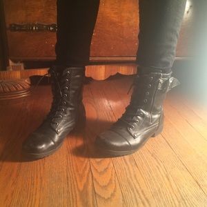 Black boots by Guess.