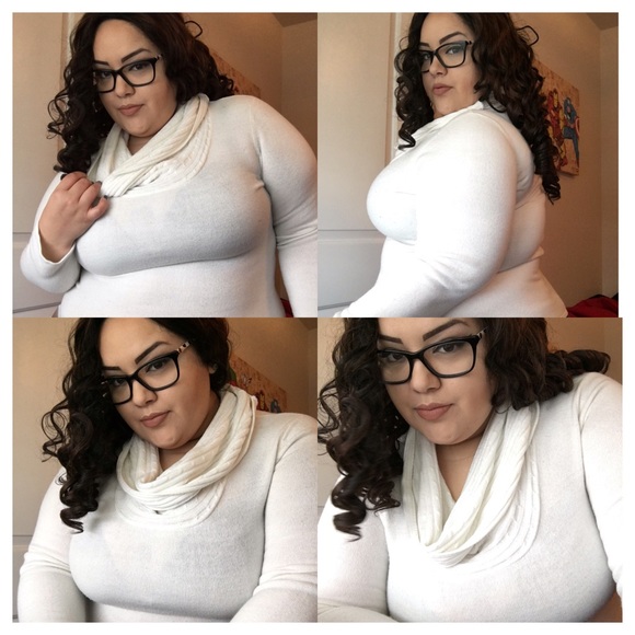 Creme colored sweater.