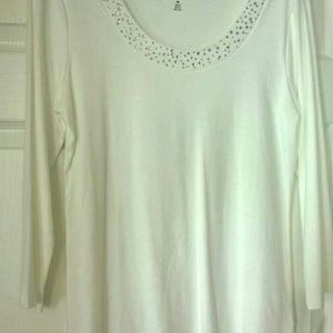 White Long sleeve Shirt - LTC00013