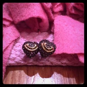 Juicy couture Purple Heart stud earrings Juicy couture Purple Heart stud earrings