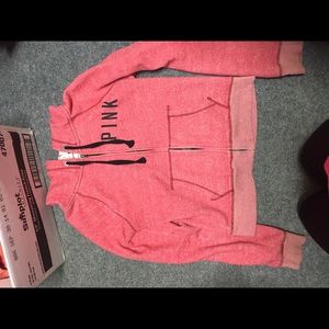 Pink zip up